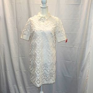 Once worn Banana Republic white dress.